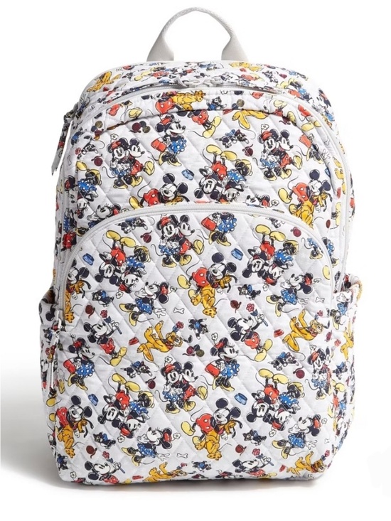 Vera Bradley Handbags - Vera Bradley Mickey and Family White Disney Character Quilted Backpack - New